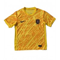 Camisa de Futebol Portugal Goleiro Equipamento Secundário Europeu 2024 Manga Curta